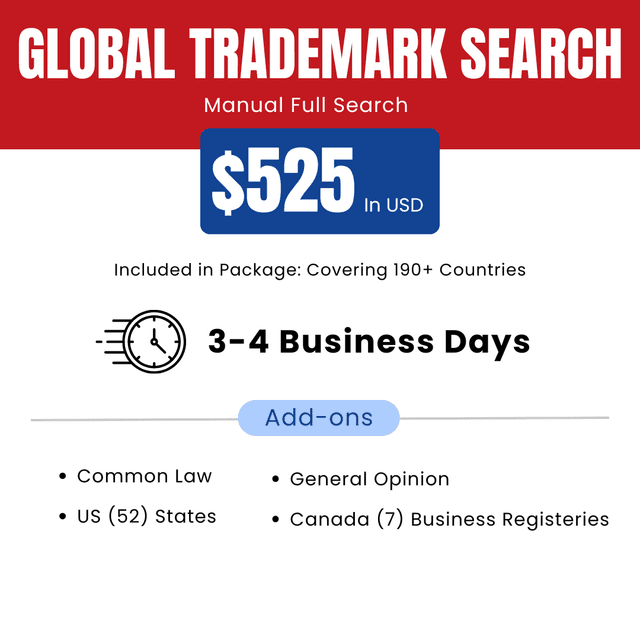 Global Trademark Search - Full Manual | Starting at $525
